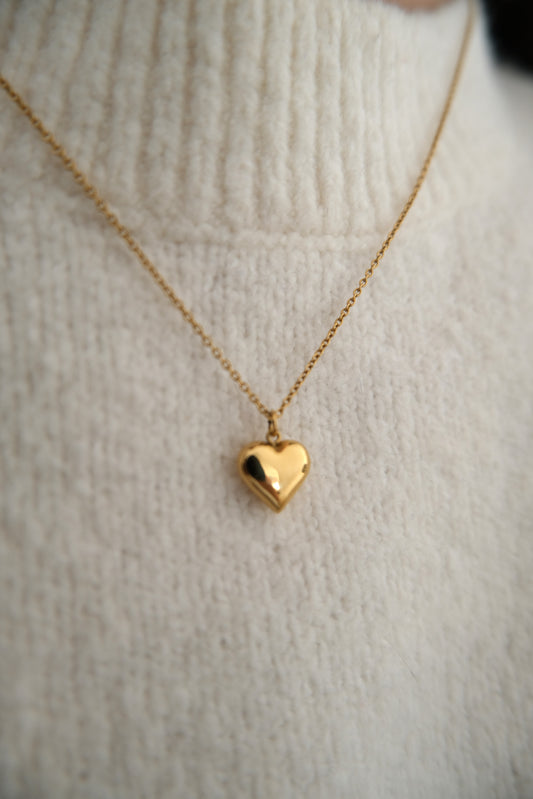 PUFFY HEART NECKLACE